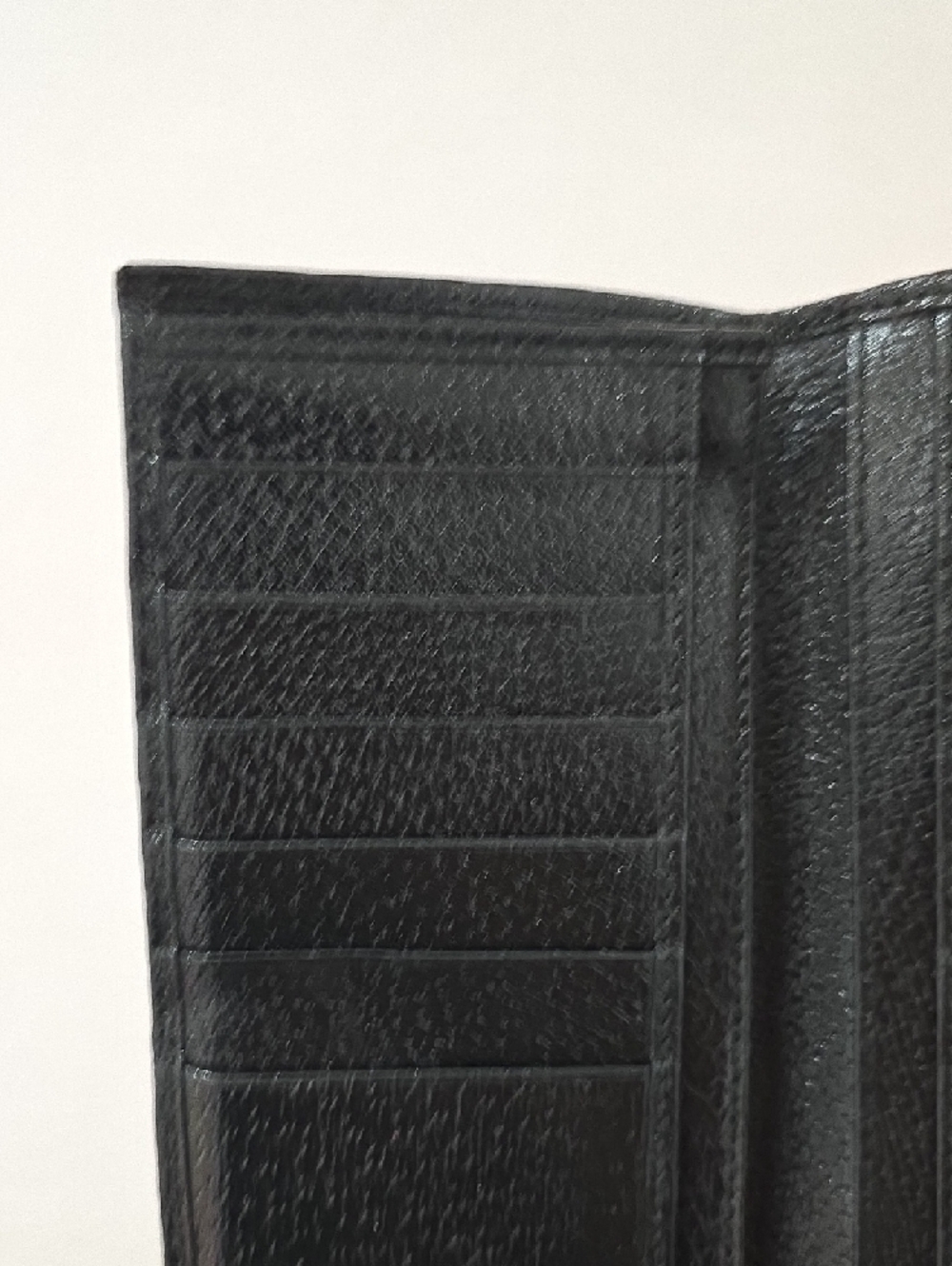 Gucci Black Leather Wallet with Silver Buckle Vintage NWOT - Picture 10 of 14